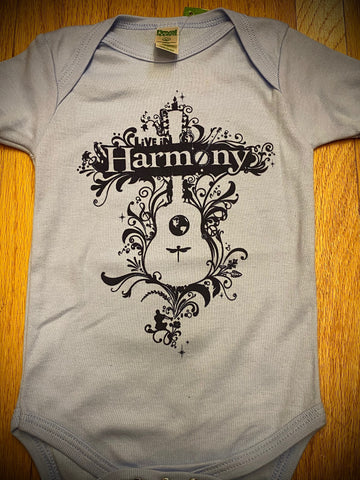 LIVE IN HARMONY onesie