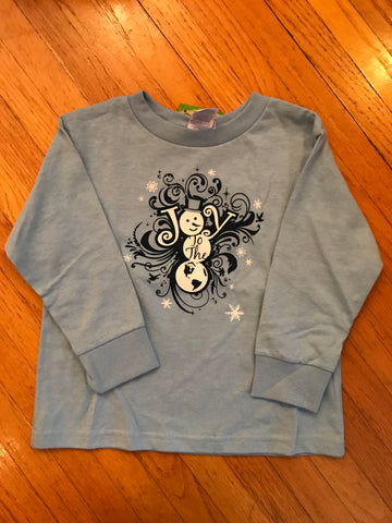 JOY TO THE WORLD Toddler long sleeve T