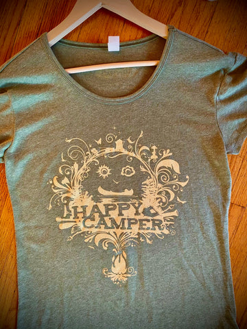 HAPPY CAMPER Ladies loose fit T
